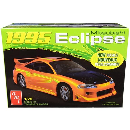AMT Skill 2 Model Kit 1995 Mitsubishi Eclipse 1 by 25 Scale Model Car AMT1089M
